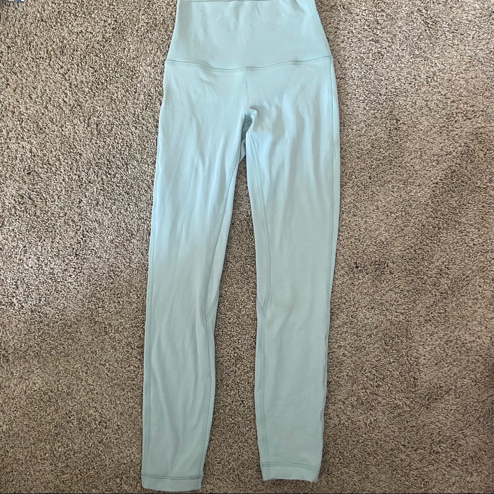 Light blue align leggings
